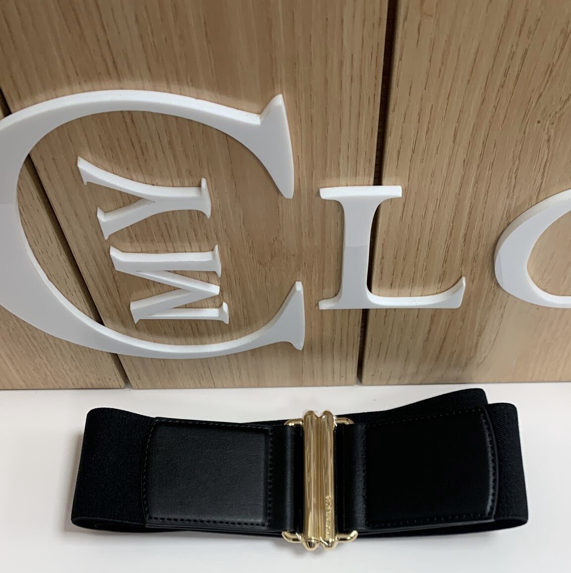 MK Elastic Belt, Color: Black, Size: Sm/ Med
