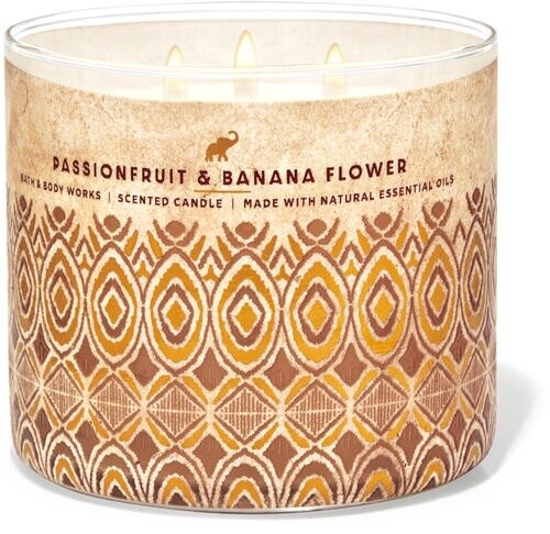 Passionfruit &amp; Banana Flower Candle