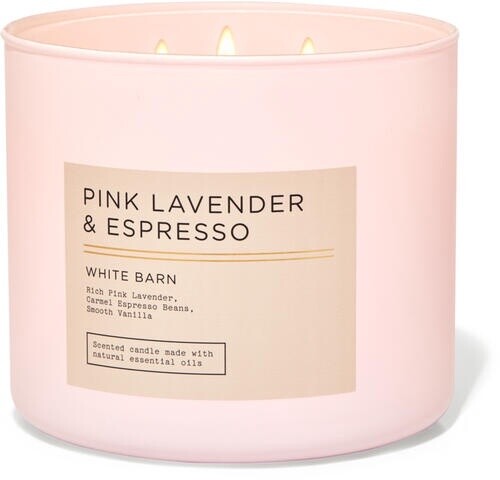 Pink Lavender &amp; Espresso Candle