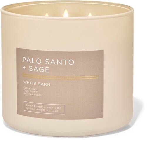 Palo Santo &amp; Sage Candle