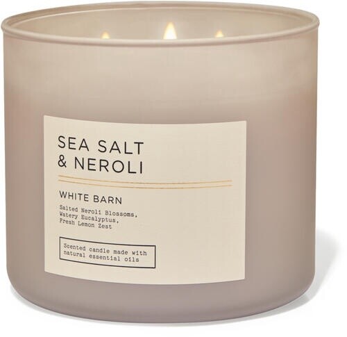 Sea Salt &amp; Neroli Candle, Size: Large 3-Wick