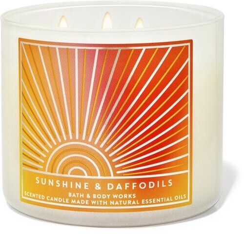 Sunshine &amp; Daffodils Candle