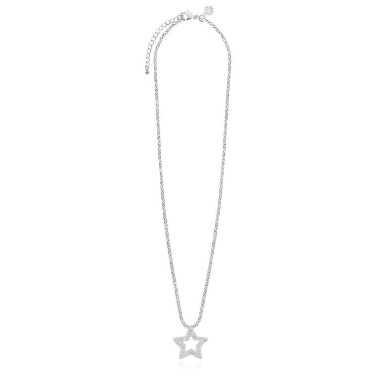 Lucia Lustre Star Organic Pave Necklaces