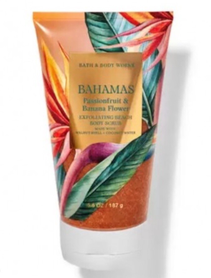 Bahamas Pssn Frt  &amp; Banana Flwr Exfoliating Beach Body Scrub