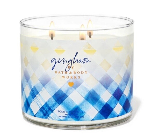 Gingham Candle