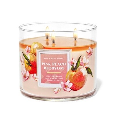Pink Beach Blossom Candle