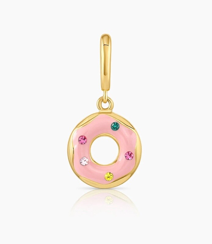 Donut Parker Charm - Gold / Donut