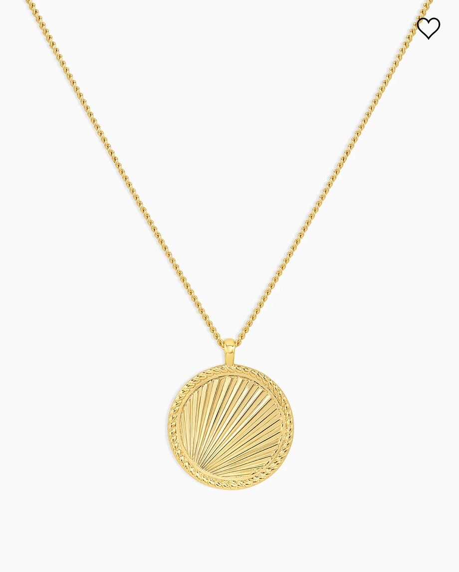 Sunny Pendant Necklace - Gold