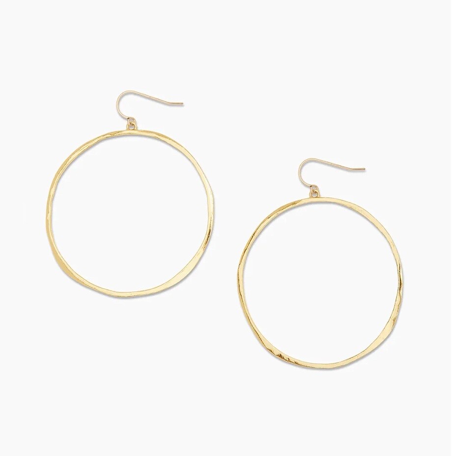 G Ring Earrings - Gold