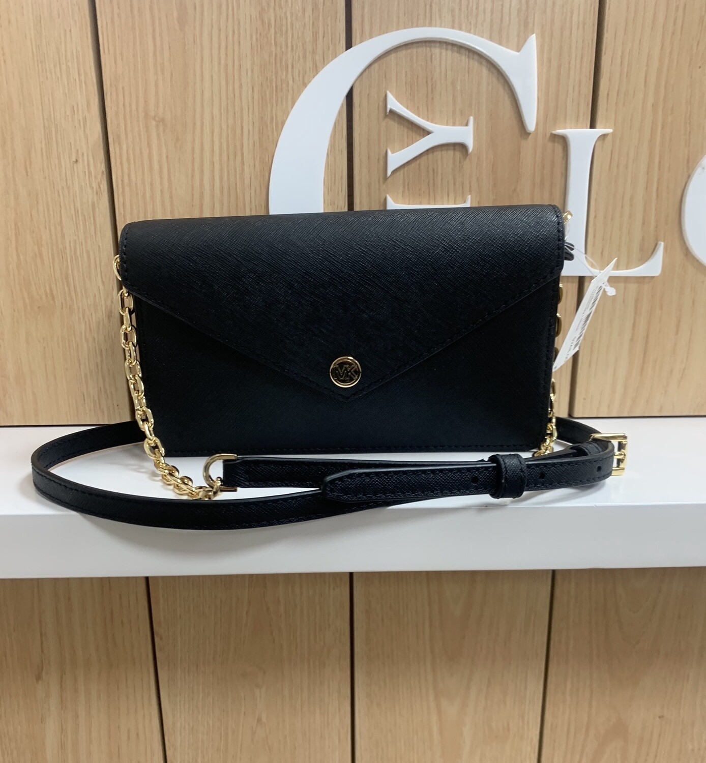 Envelope crossbody, Color: Black