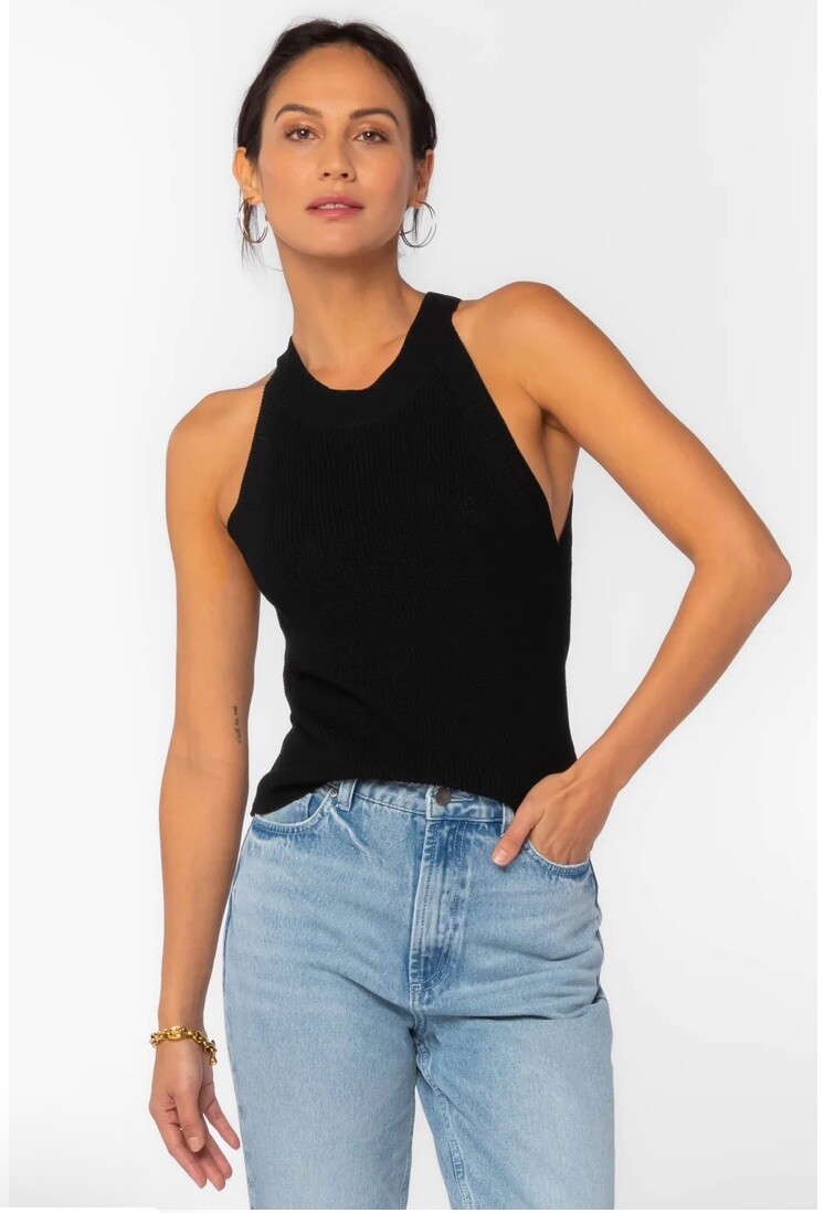 Azura Halter Top, Size: XS, Color: Black