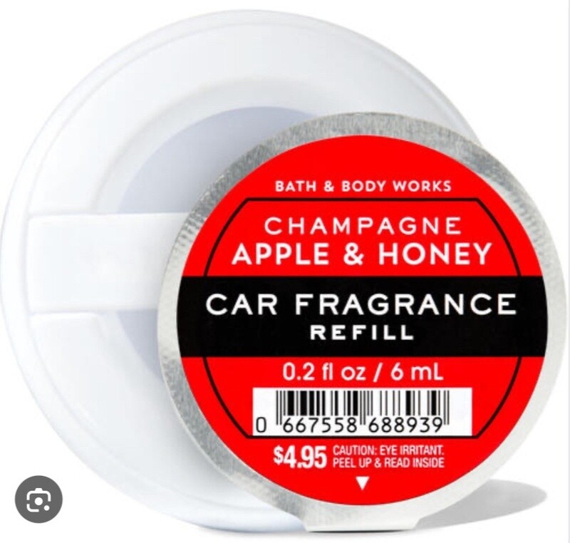 Champagne Apple &amp; Honey Car Scent Refill