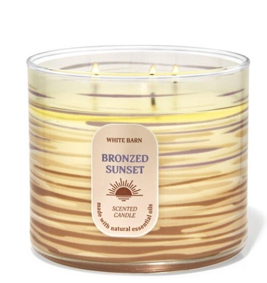 Bronzed Sunset Candle