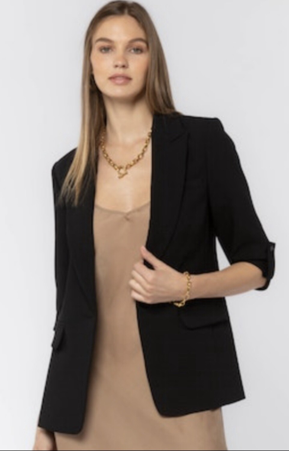 Lizzy Blazer, Size: XS, Color: Black