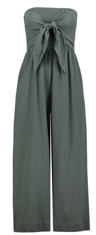 Elvias Tie Front Jumpsuit