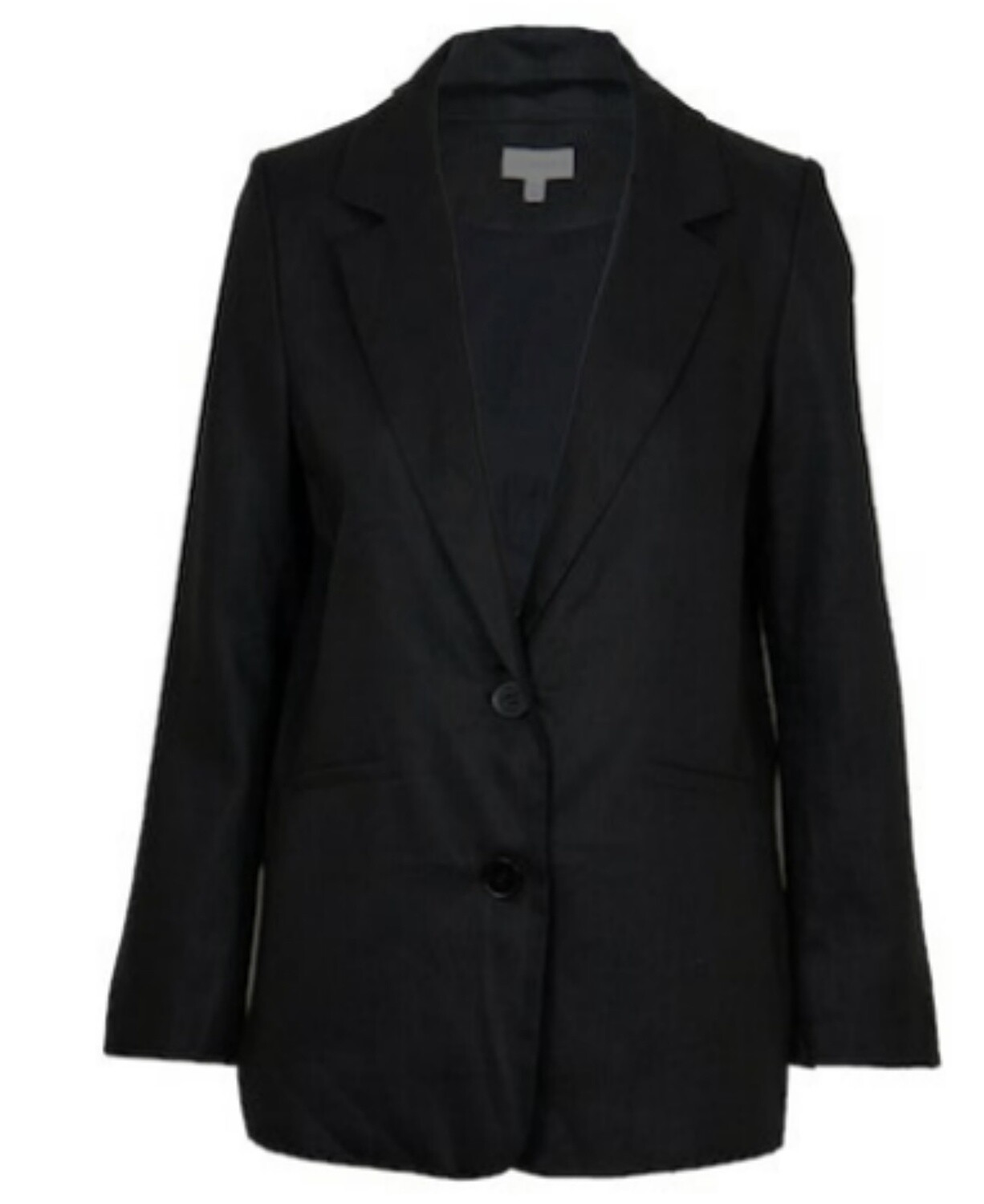 Joey Linen Blazer, Size: XS, Color: Black