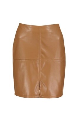 Cami Vegan Leather Skirt