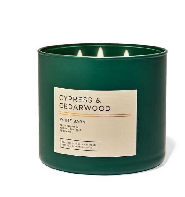 Cypress &amp; Cedarwood Candle