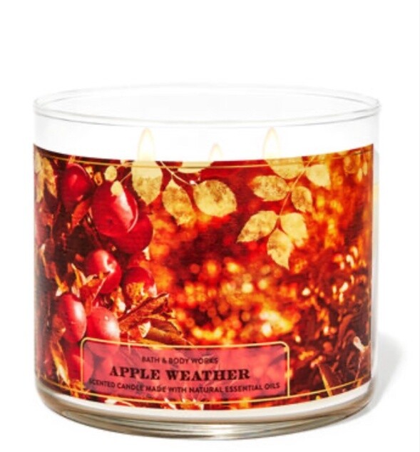 Apple Weather Candle