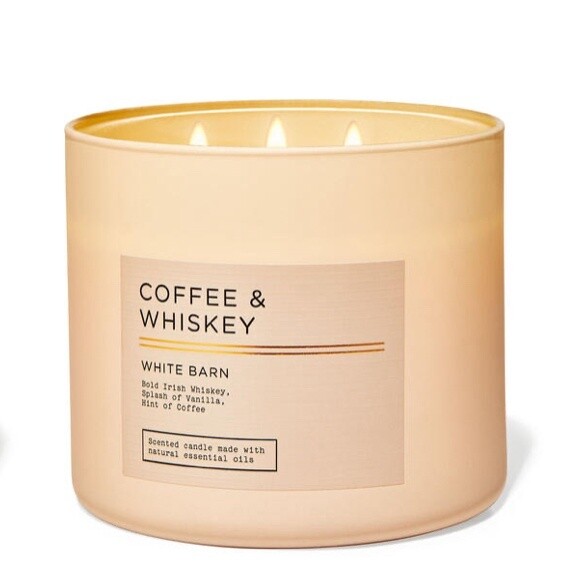 Coffee &amp; Whiskey Candle