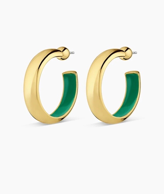 Paseo Enamel Hoops