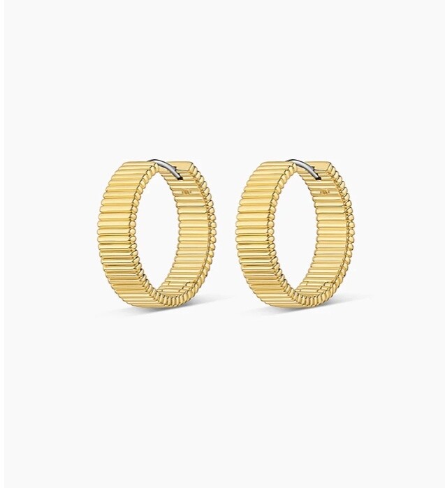Catalina Hoops, Color: Gold