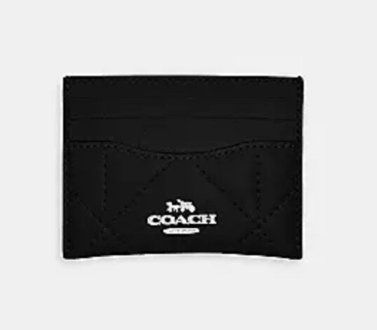 Slim ID Card Case Diamond Quilting