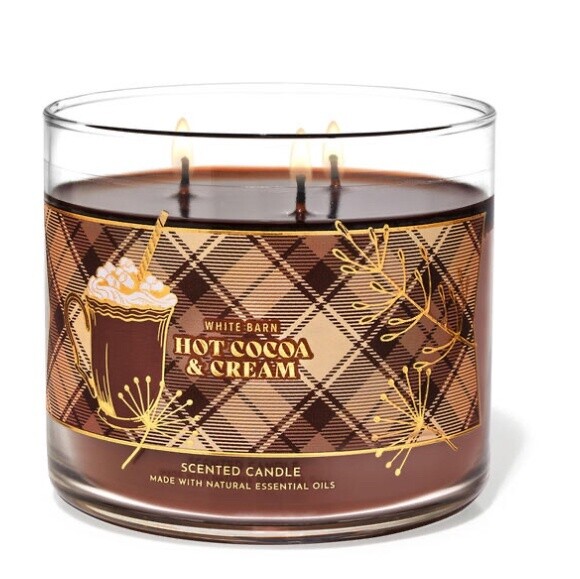 Hot Cocoa &amp; Cream Candle