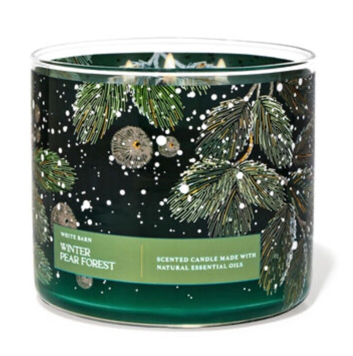 Winter Pear Forest Candle