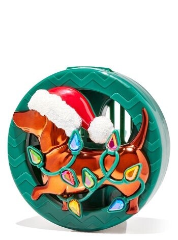 Holiday Dachshund Fancy Car Plug