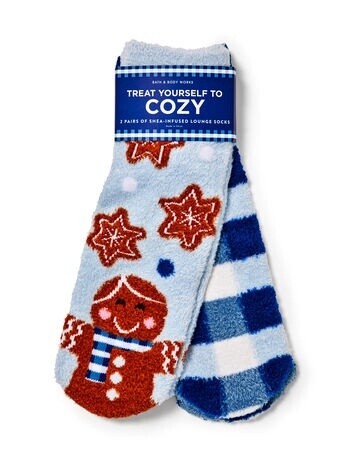 Gingham Gingerbread Socks - 2pairs