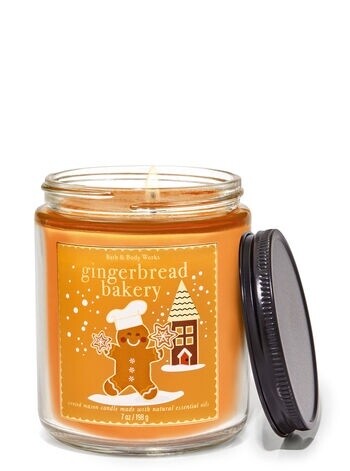 Gingerbread Bakery Candle