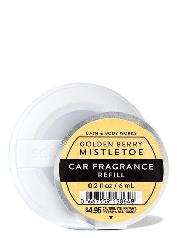 Golden Berry Mistletoe Car Scent Refill