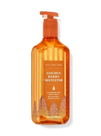 Golden Berry Mistletoe Gel Hand Soap