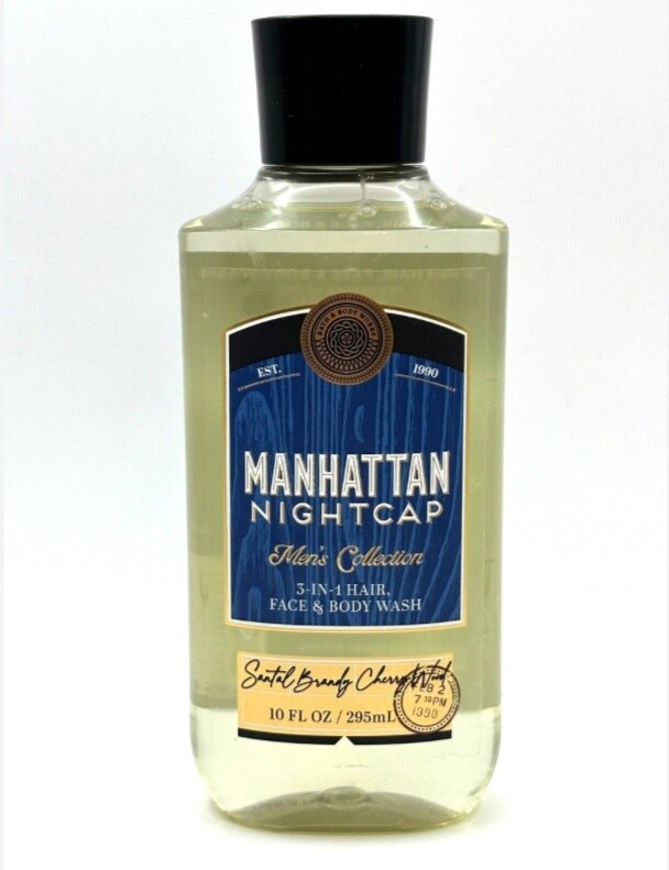 Manhattan NightCap 3-in-1 Body Wash