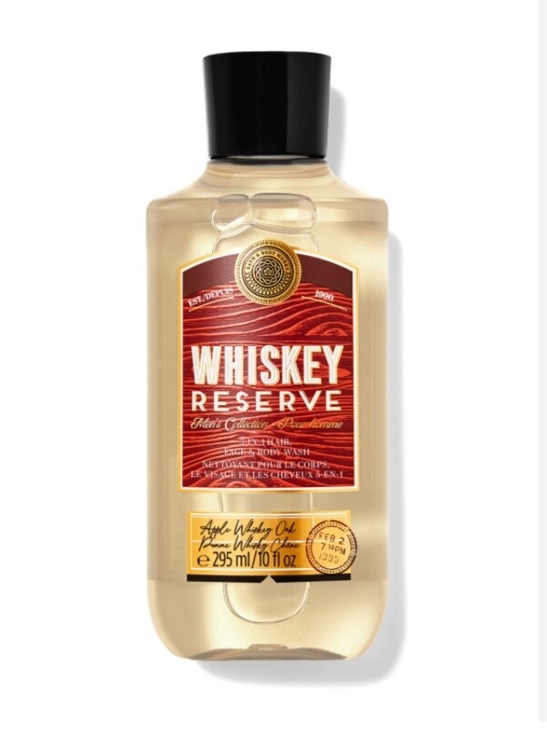 Whiskey Reserve 3-in-1 Body Wash