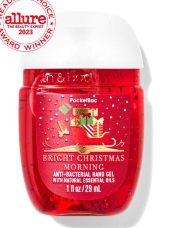 Mini Hand Sanitizer Bright Christmas Morning