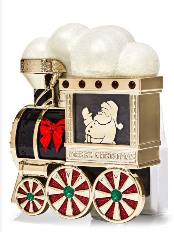 Wallflower Plug Fancy Holiday Train Tri-Projector Nightlight