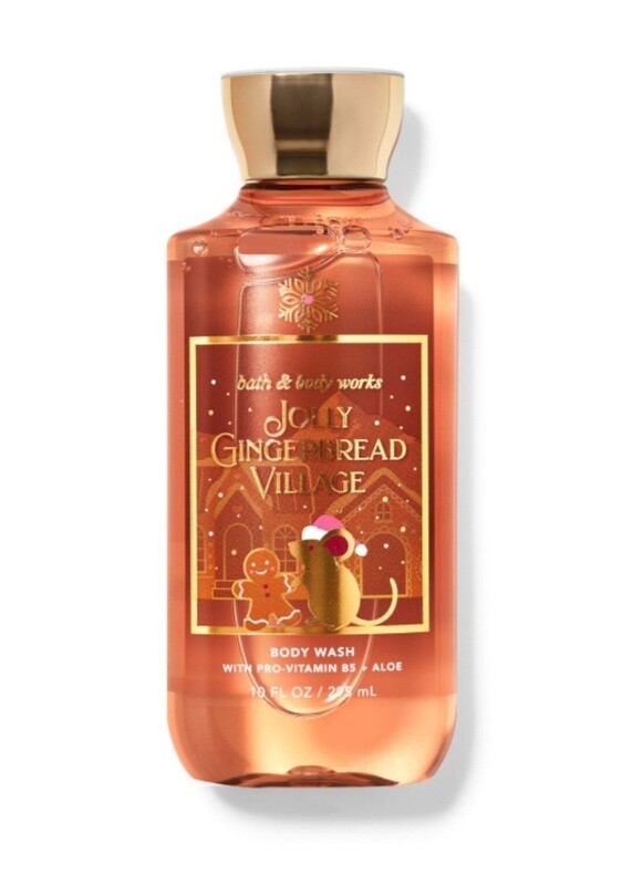 Jolly Gingerbread Village Body Wash