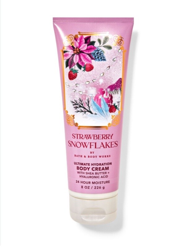 Strawberrry Snowflakes Body Cream