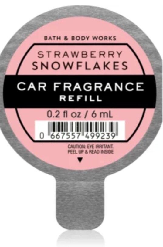 Strawberry Snowflake Car Scent Refill