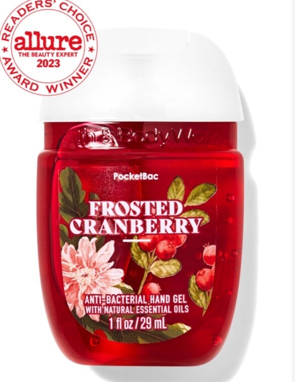 Mini Hand Sanitizer Frosted Cranberry