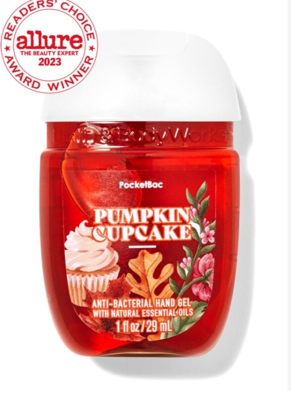 Mini Hand Sanitizer Pumpkin Cupcake
