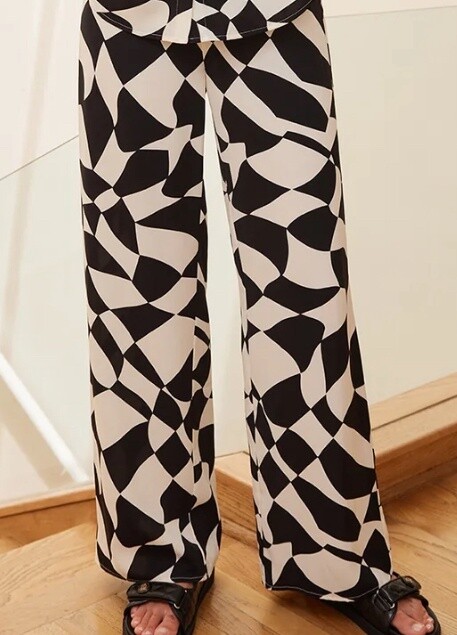 Rue Satin Pant, Size: XS, Color: Geometric
