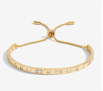 BRACELET BAR | GOLD CZ