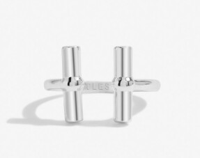 AURA SILVER Bar Ring