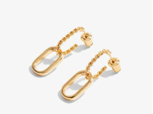 STATEMENT EARRINGS | Gold Rope