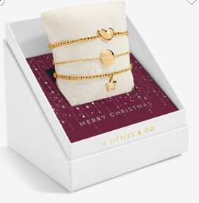 CHRISTMAS CELEBRATE YOU GIFT BOX | MERRY CHRISTMAS Set of 3 Bracelets