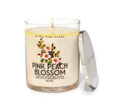 Pink Peach Blossom Single Wick