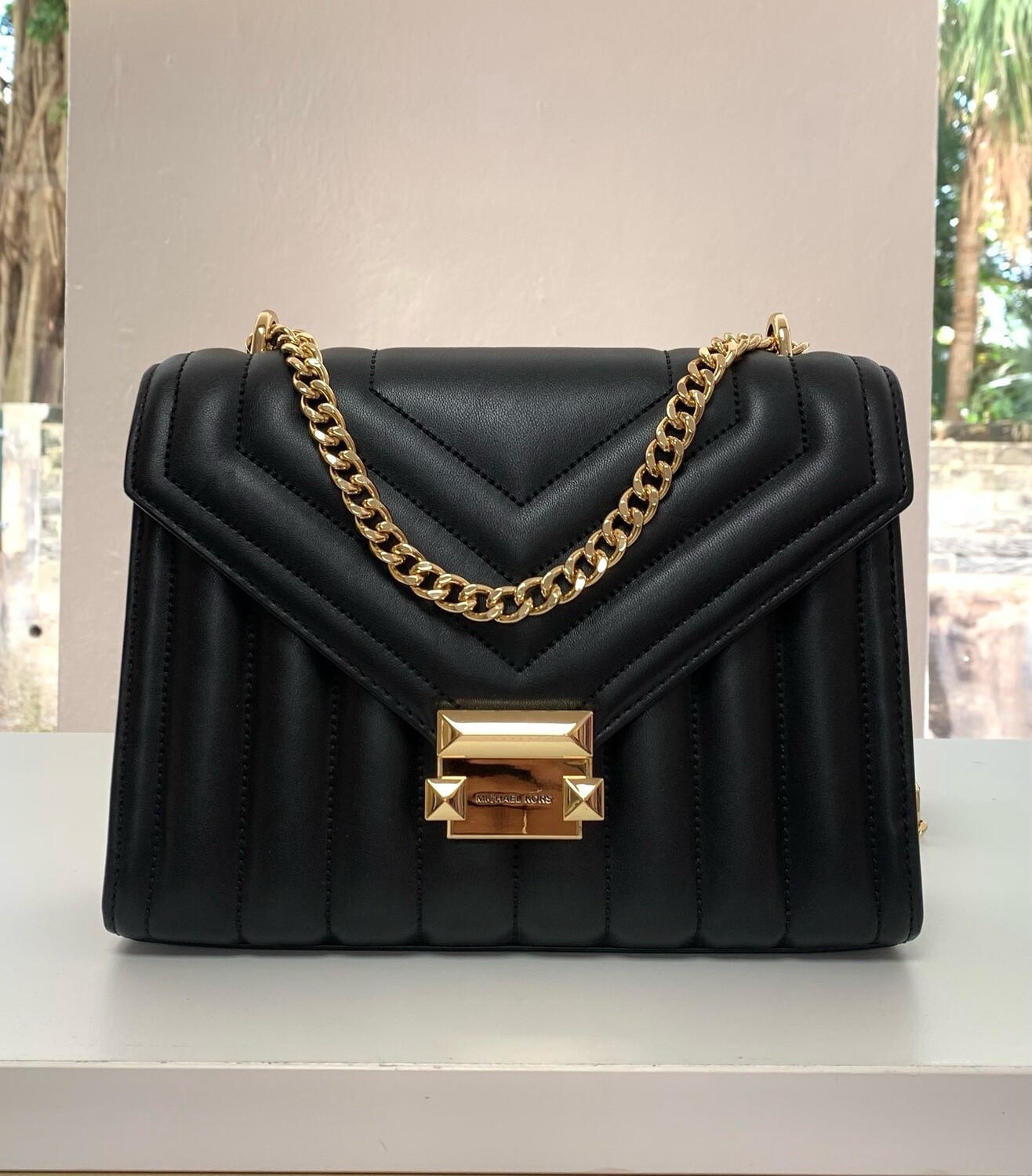 Whitney Shoulder Flap, Color: Black